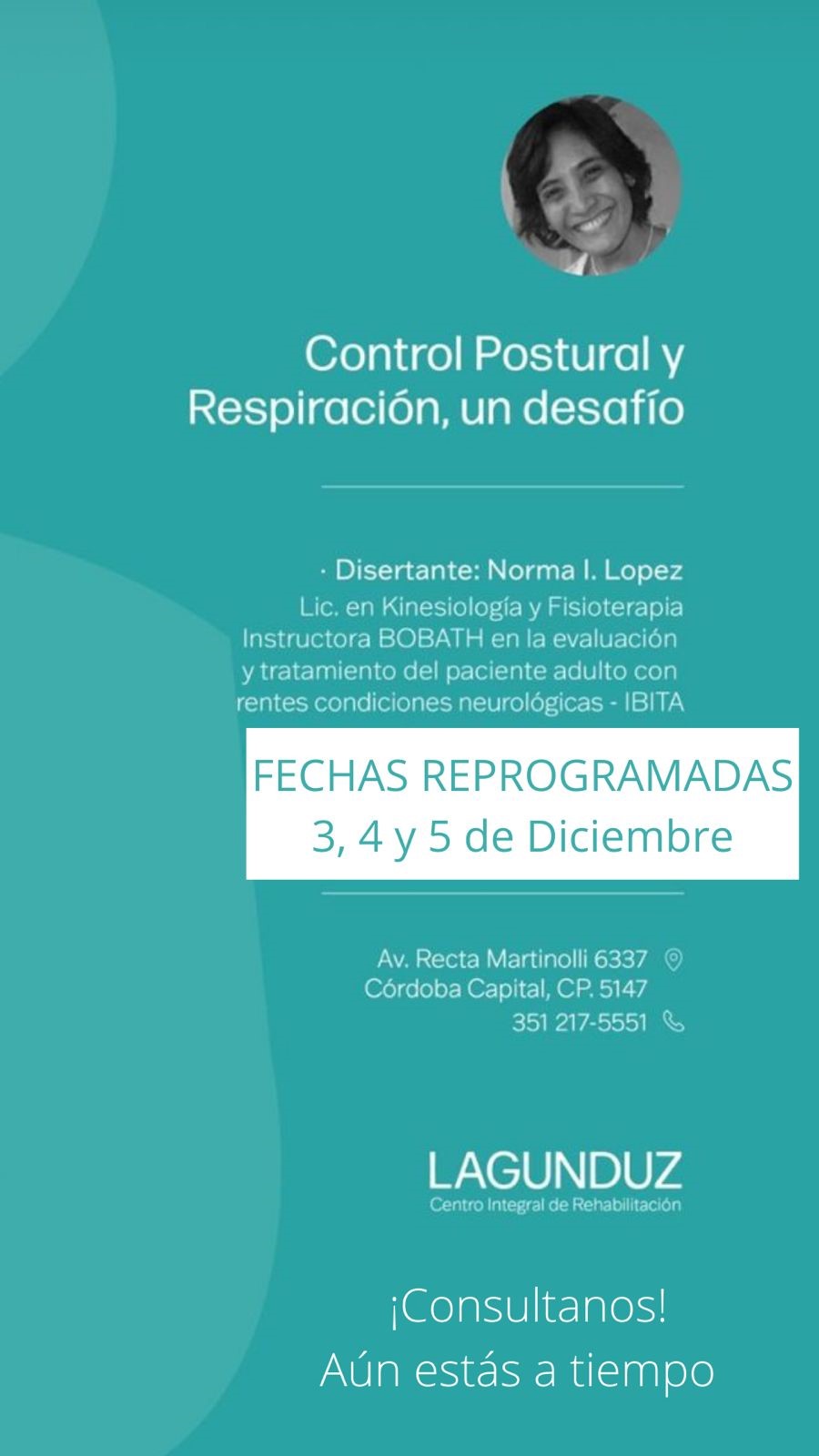 Flyer Control postural y respiración Córdoba